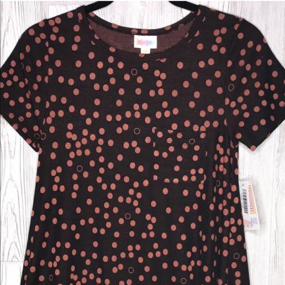 XXS lularoe Carly polka dot Bnwt
